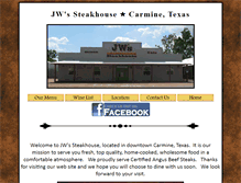 Tablet Screenshot of jw-steakhouse.com